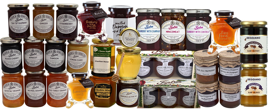 Click and collect preserves and honey from The Cheese Hamlet, Didsbury